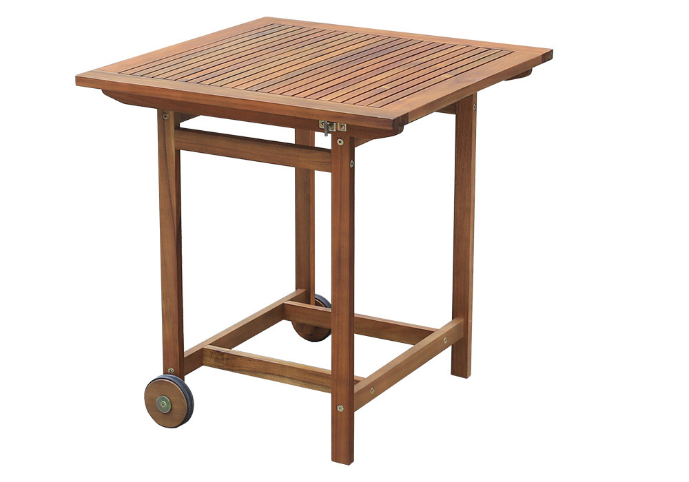 CAMPING SQUARE TABLE 70 x 70 x 72cm - WOODEN